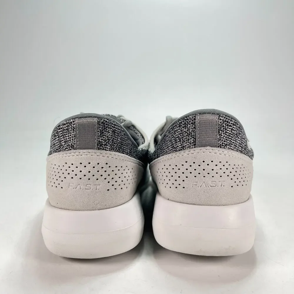 Kizik Madrid Eco Knit Grey Heather Lace Up Slip On Shoes DMADHG01-1D Mens Sz 8.5